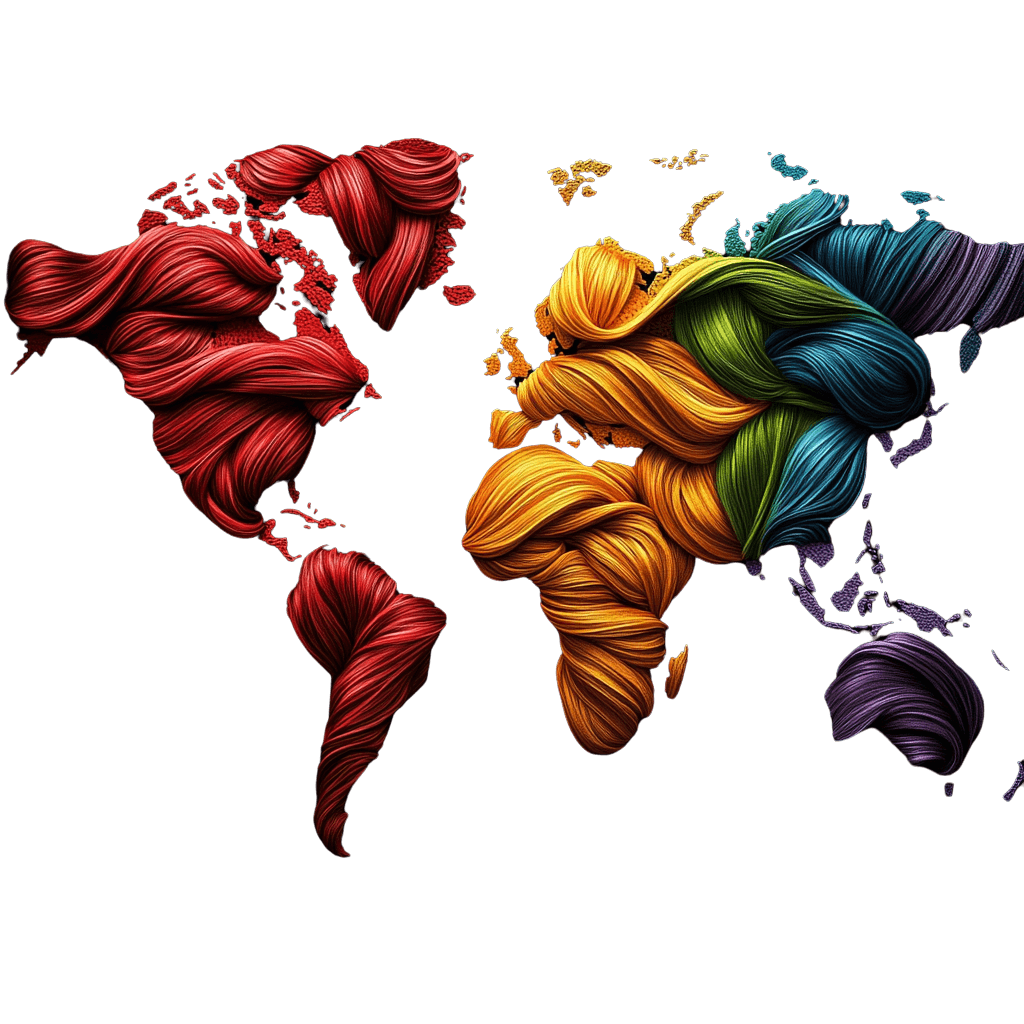 Red de personas open-minded en el mundo hispanohablante