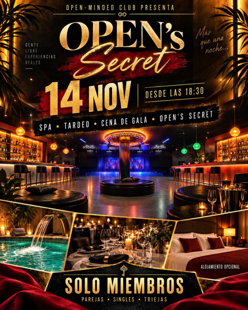 OPEN’s Secret · Eventos ENM exclusivos en ubicaciones secretas